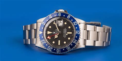 vintage rolex gmt blue bezel|rolex gmt 1675 bezel.